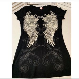 R Rouge embellished T-shirt